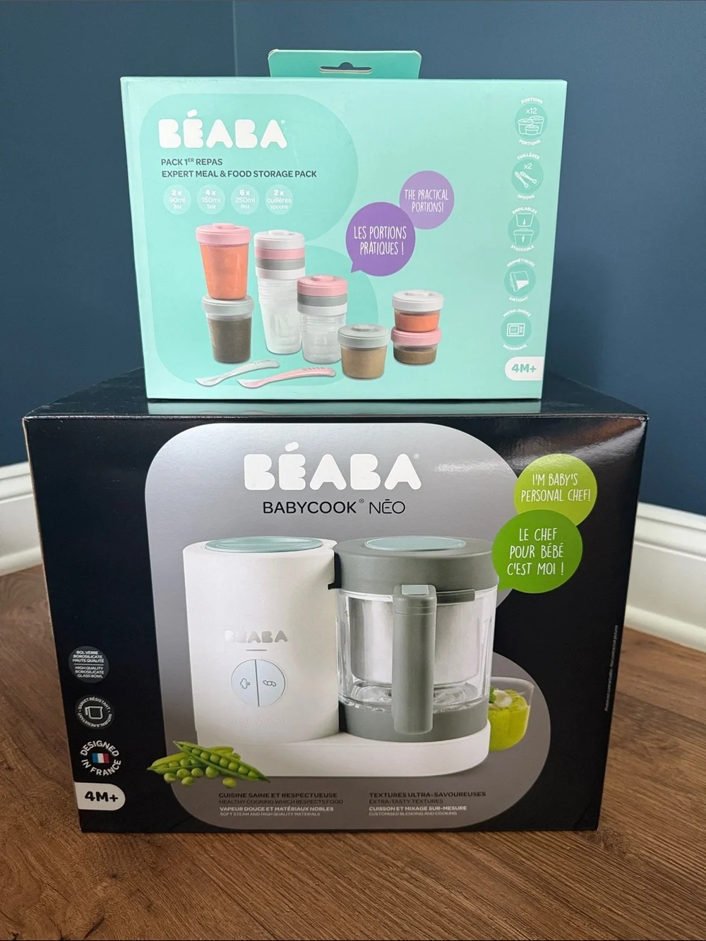 BÉABA Babycook Néo + Food Storage Pack BNIB